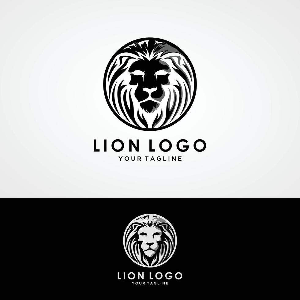 modèle de logo de lion vecteur