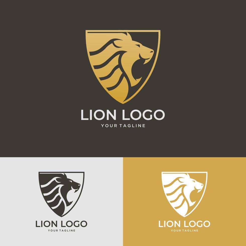 vecteur de logo de lion