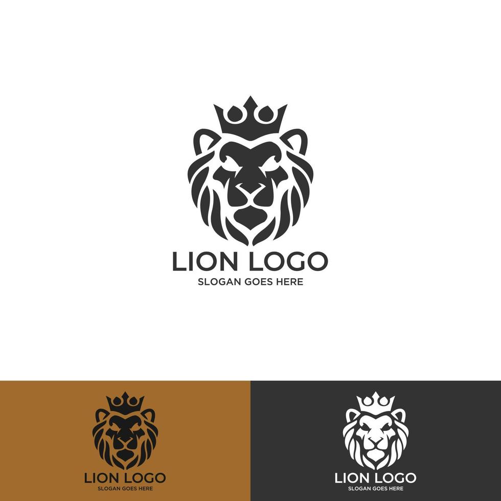 vecteur de logo de lion