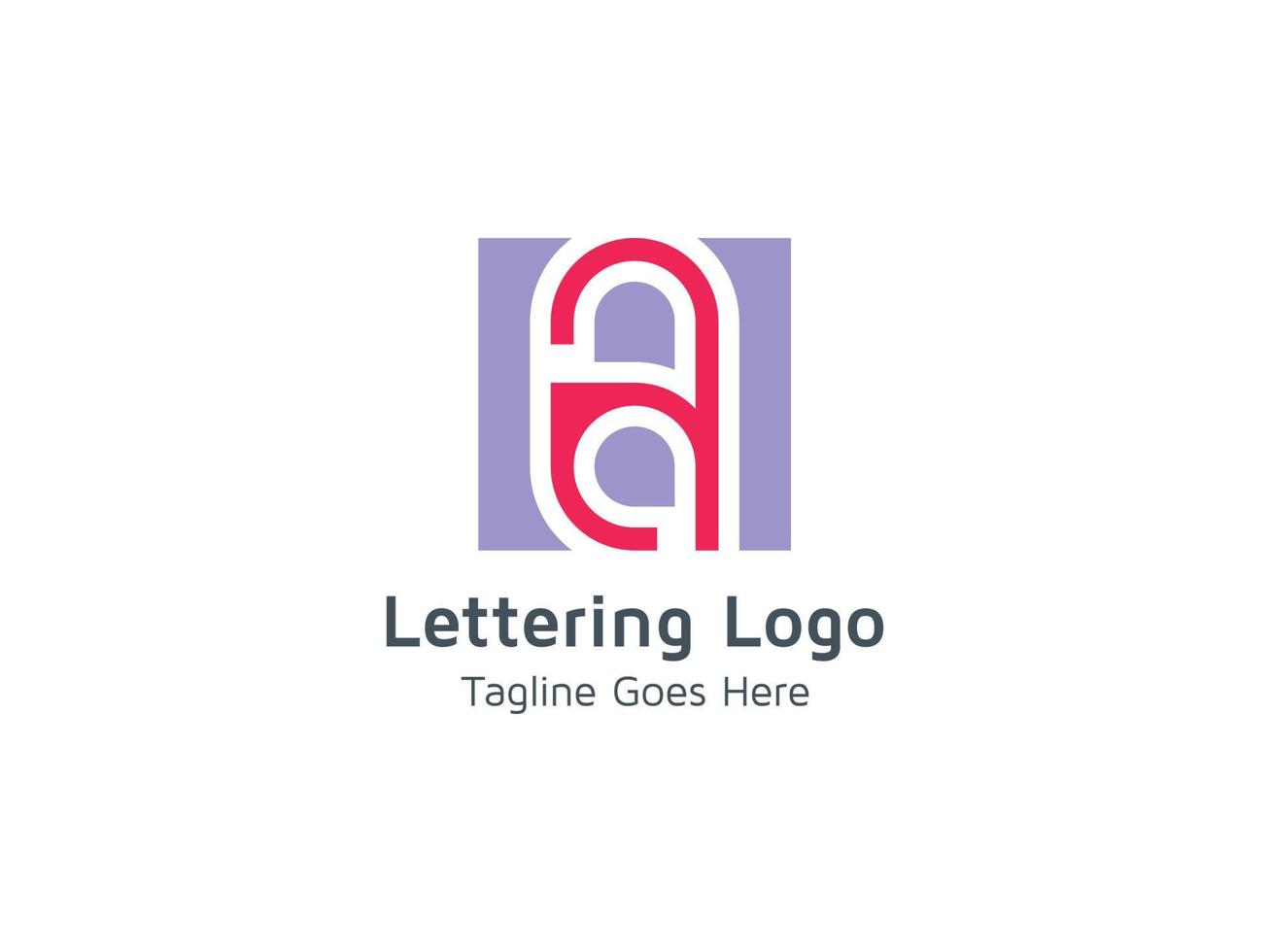 lettre a logo design pro concept template vecteur créatif