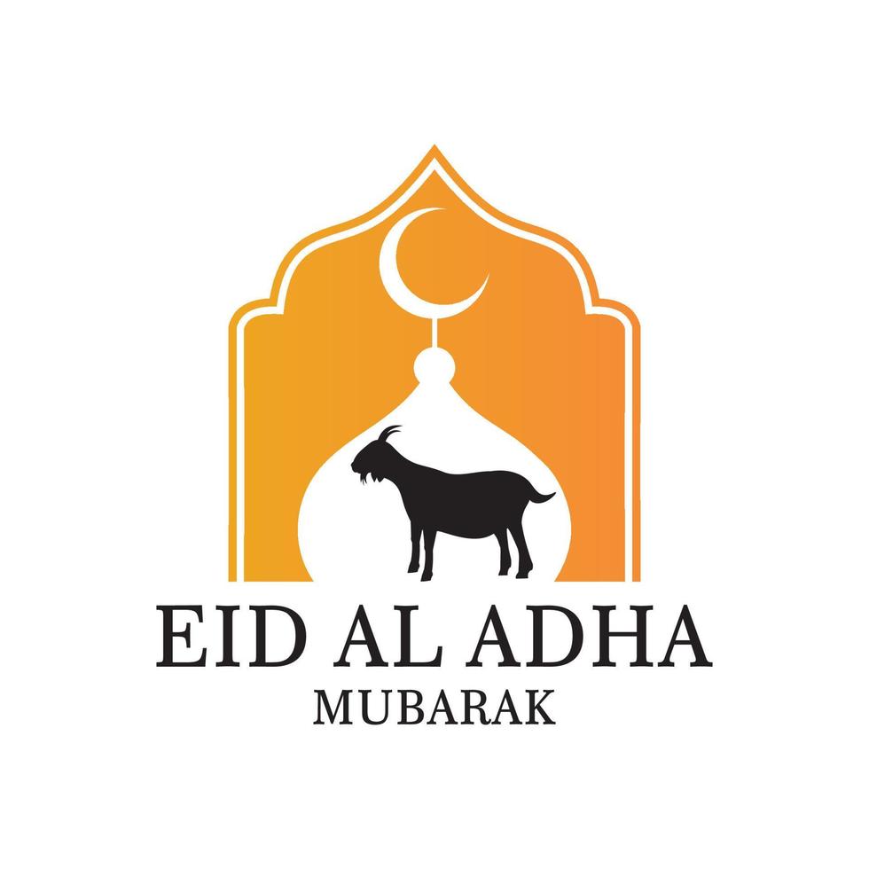 logo eid al adha, vecteur de logo islamique