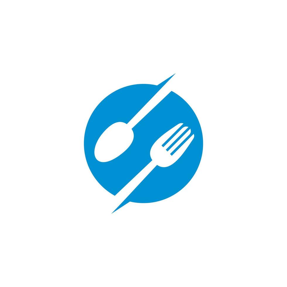 vecteur de restaurant abstrait, logo alimentaire