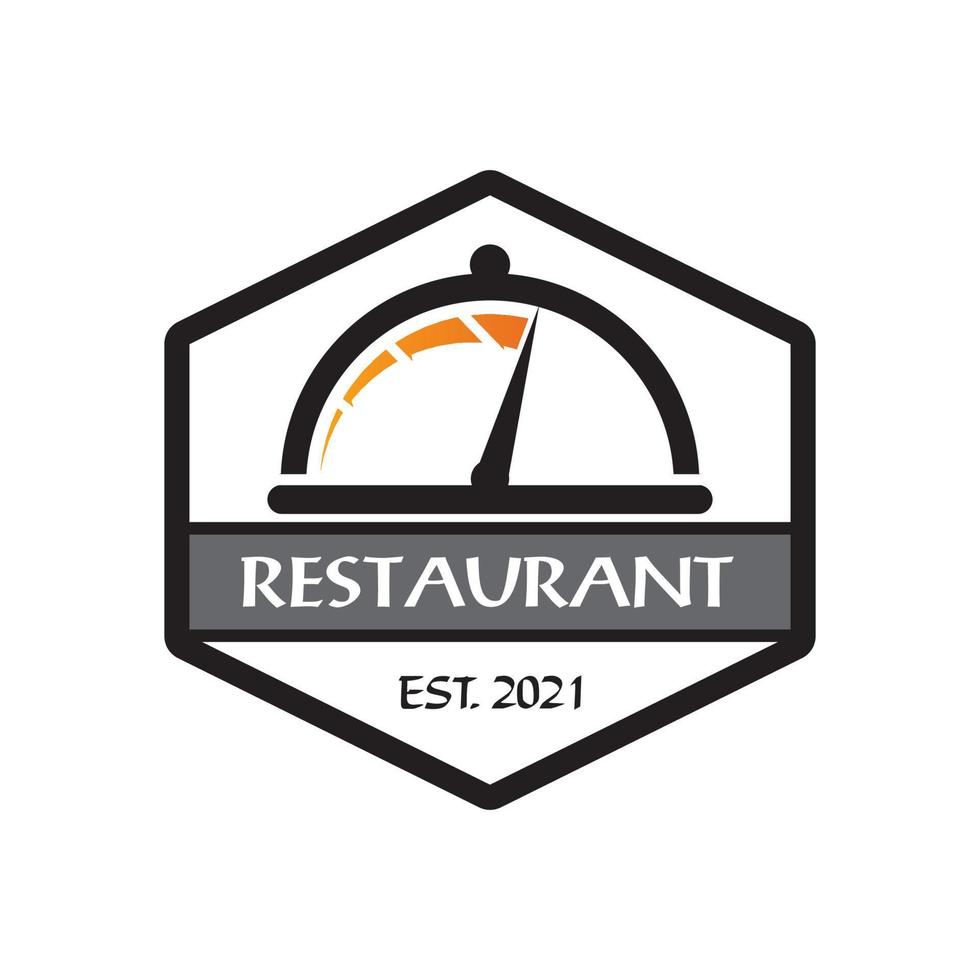 logo de livraison, vecteur de logo de restaurant