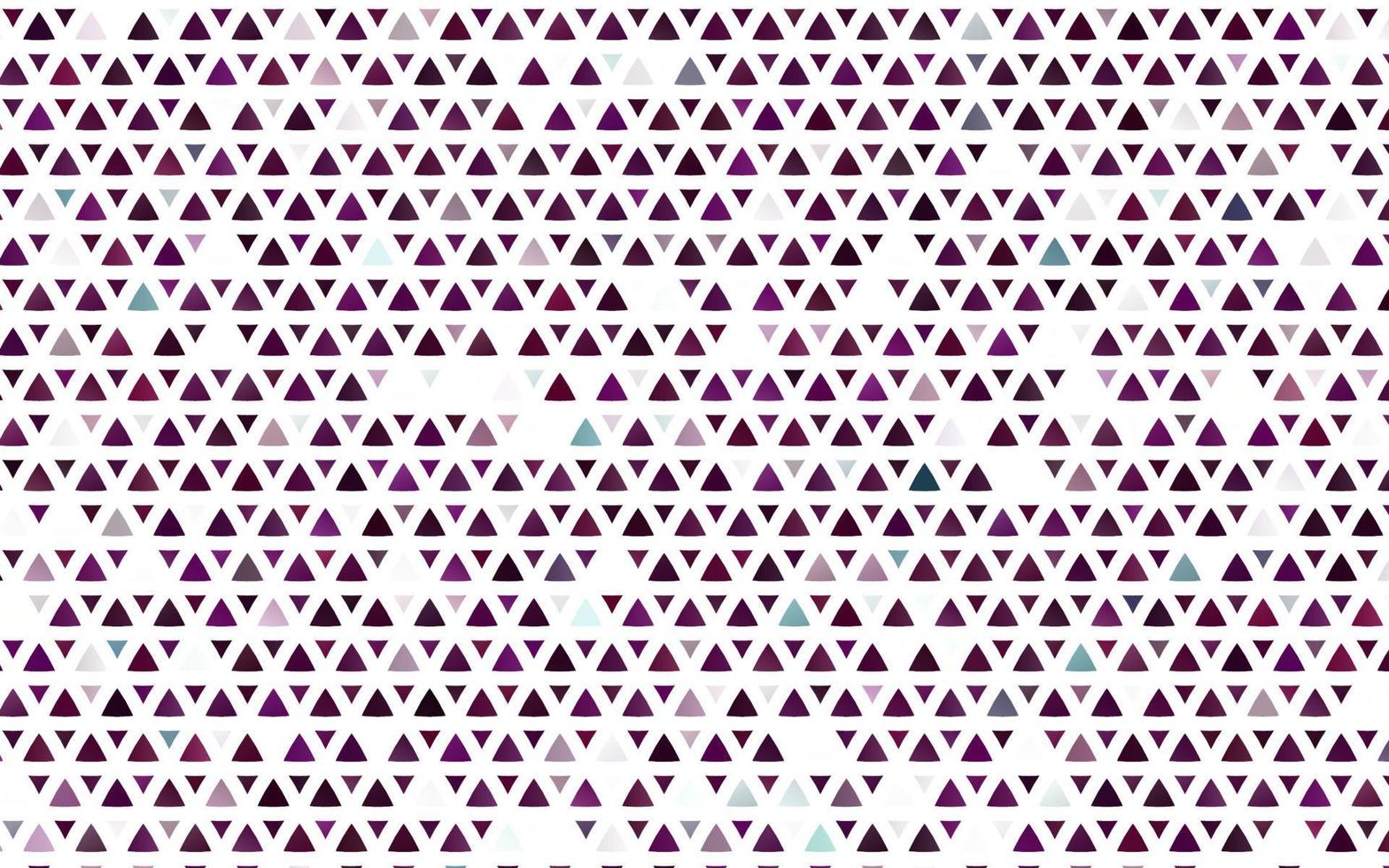 disposition de vecteur violet clair avec des lignes, des triangles.