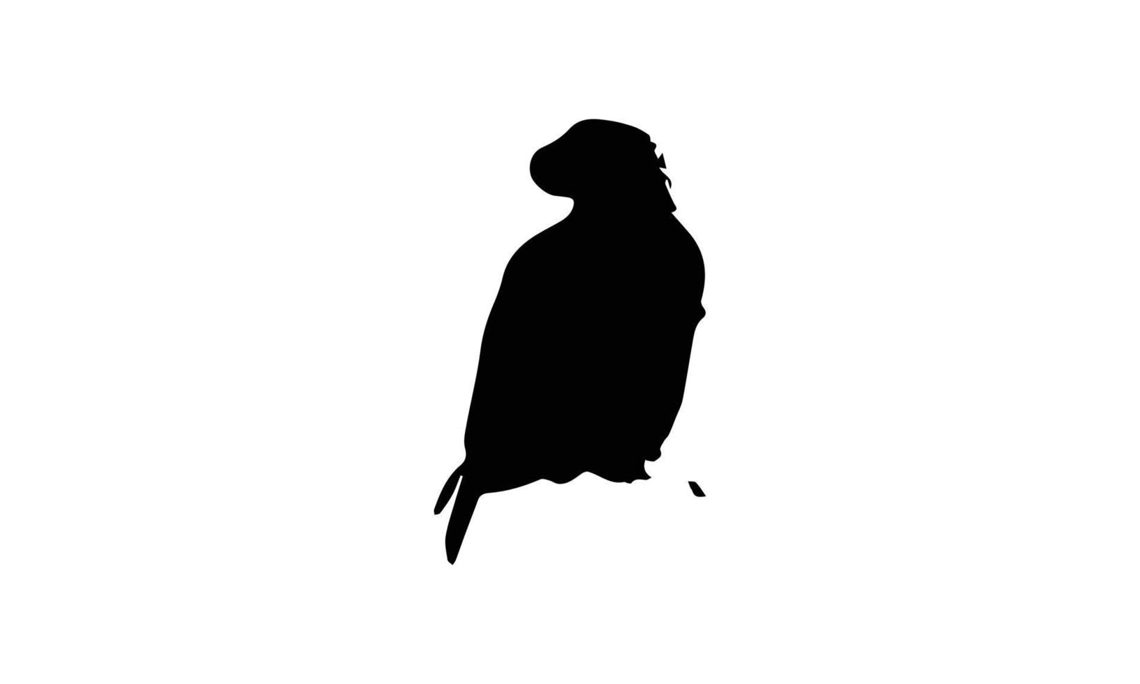 conception d'illustration vectorielle silhouette aigle vecteur