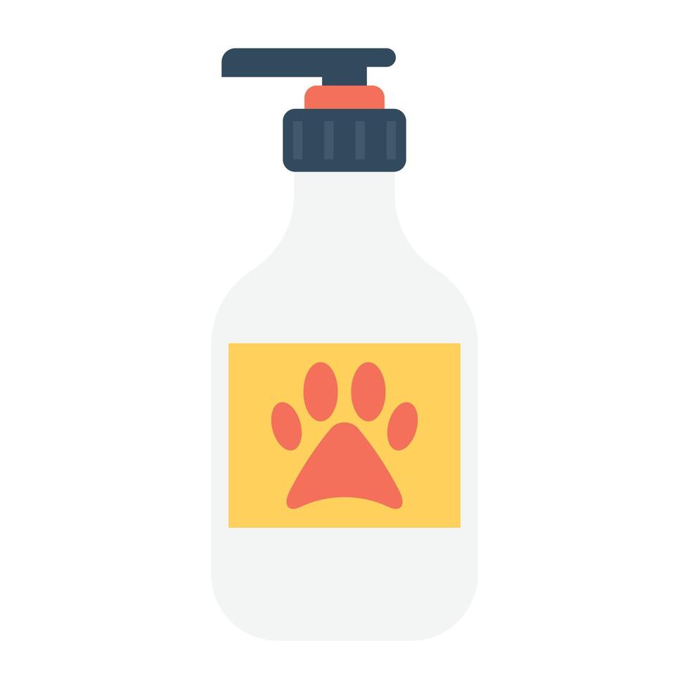 concepts de shampoing pour animaux de compagnie vecteur