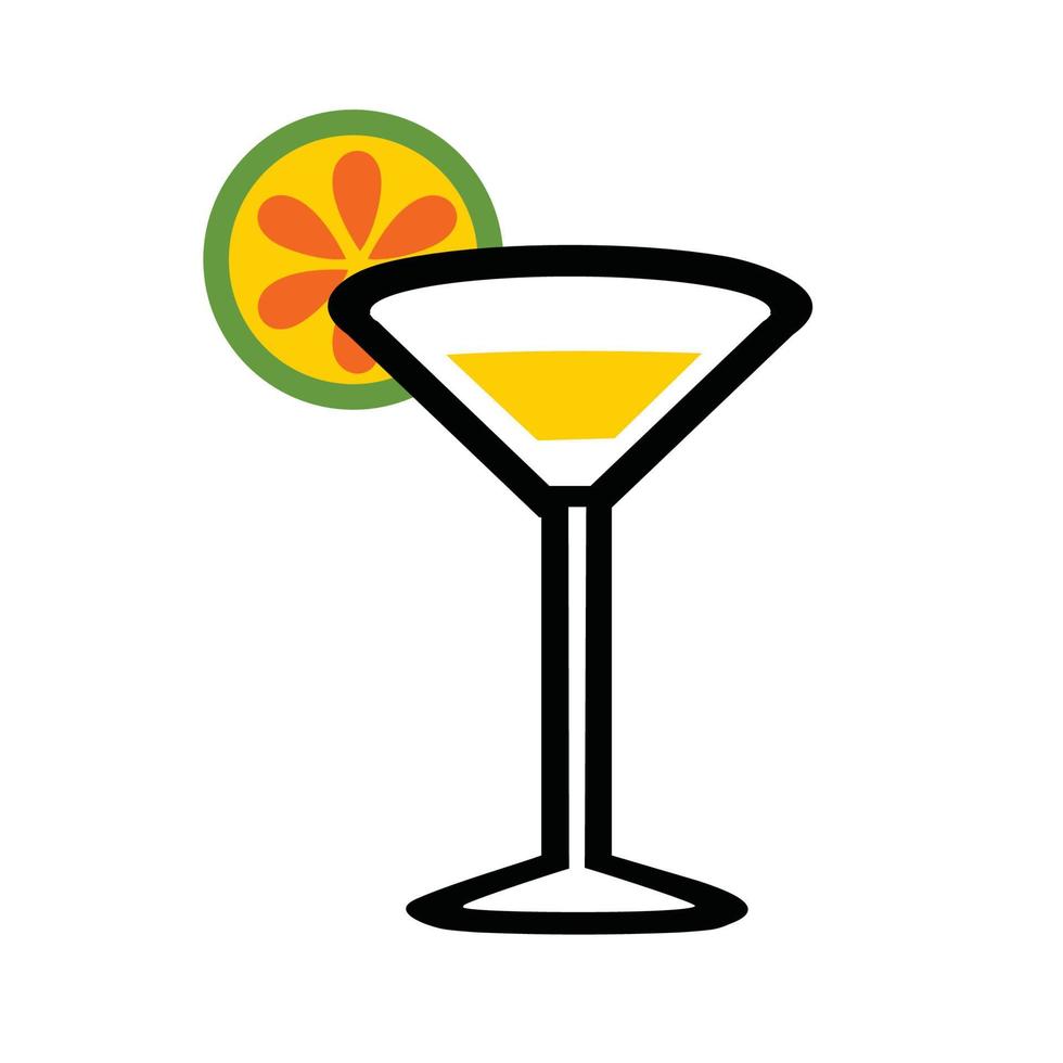vecteur de boisson d'été cocktail