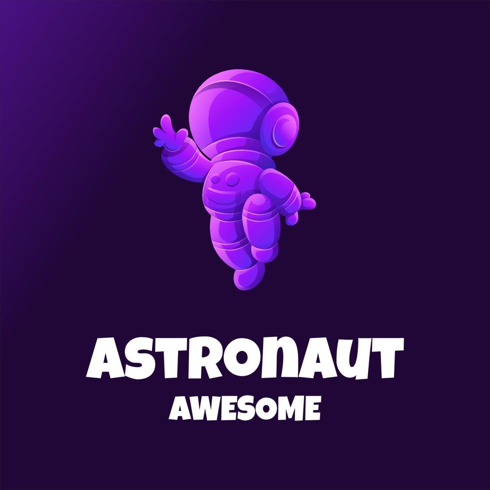 illustration graphique vectoriel d'astonaut, bon pour la conception de logo