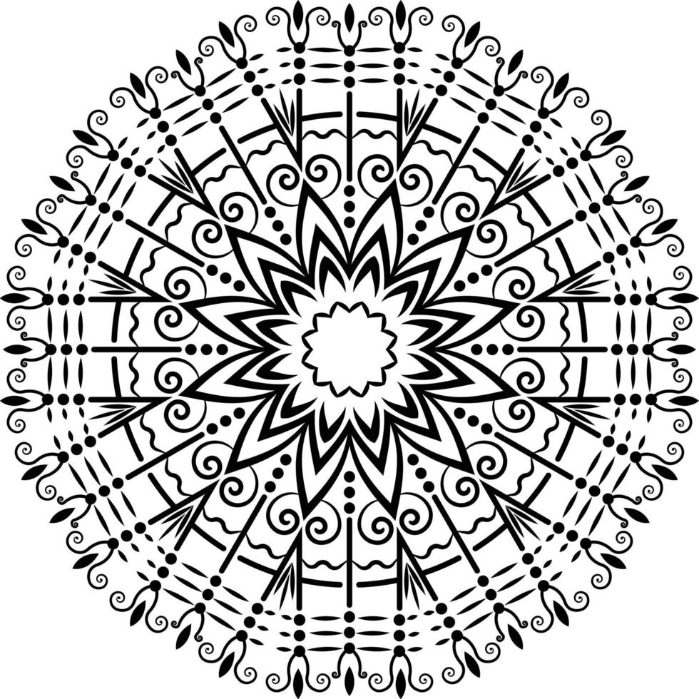 vecteur de conception de mandala