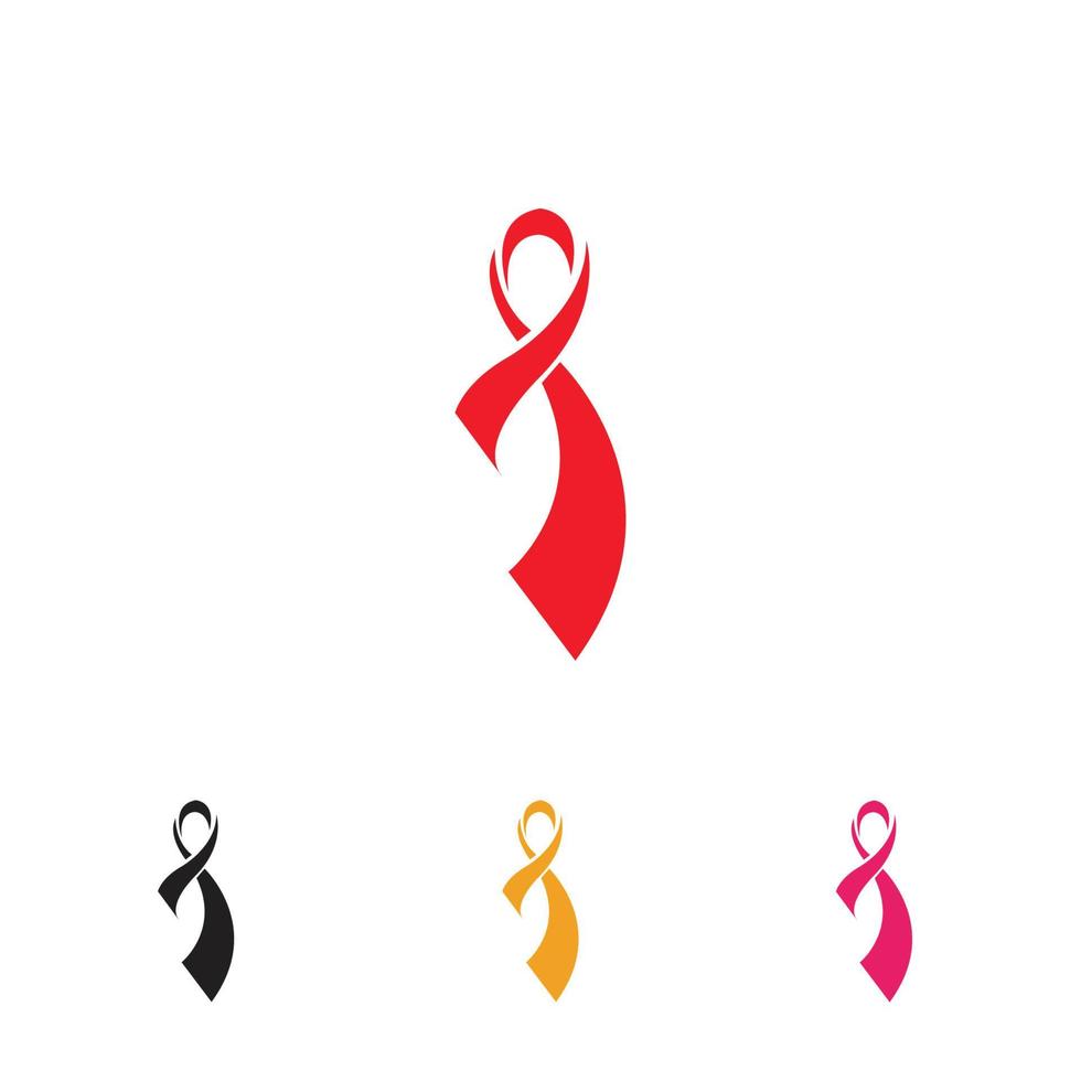 logo du ruban du sida vecteur