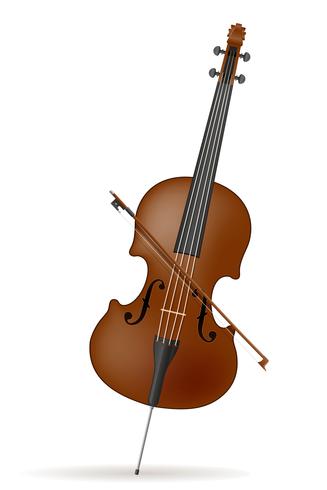 illustration vectorielle stock de violoncelle vecteur
