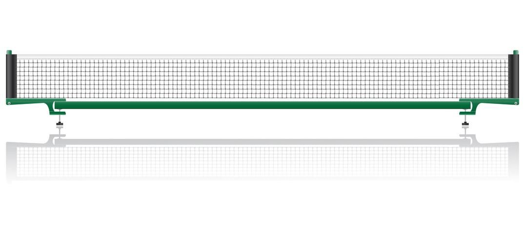 filet pour illustration vectorielle de tennis de table ping pong vecteur