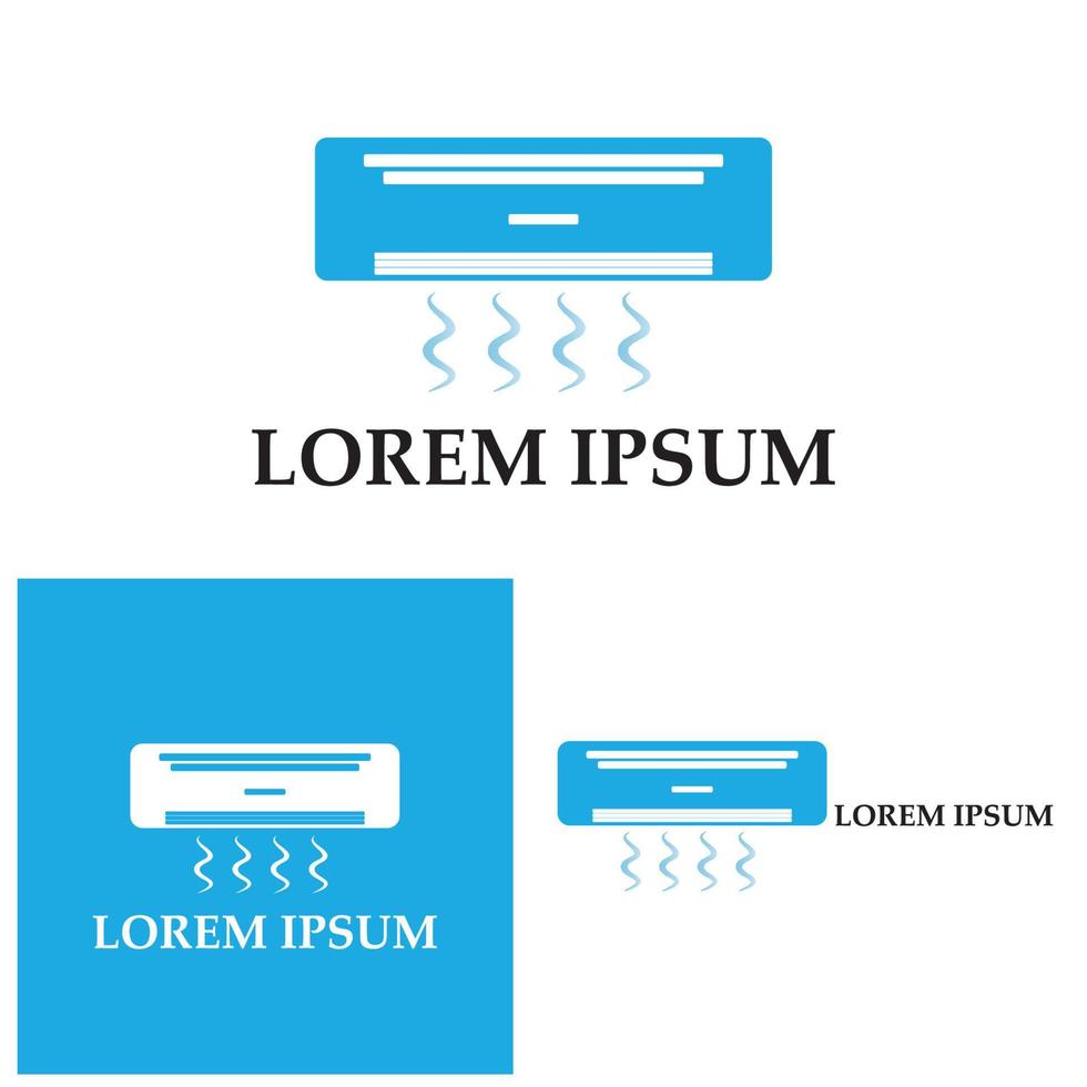 conception de vecteur d'illustration d'icône de climatiseur