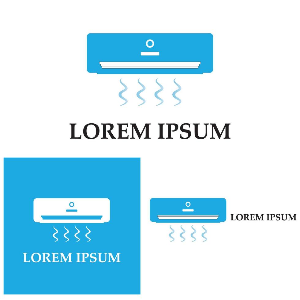 conception de vecteur d'illustration d'icône de climatiseur