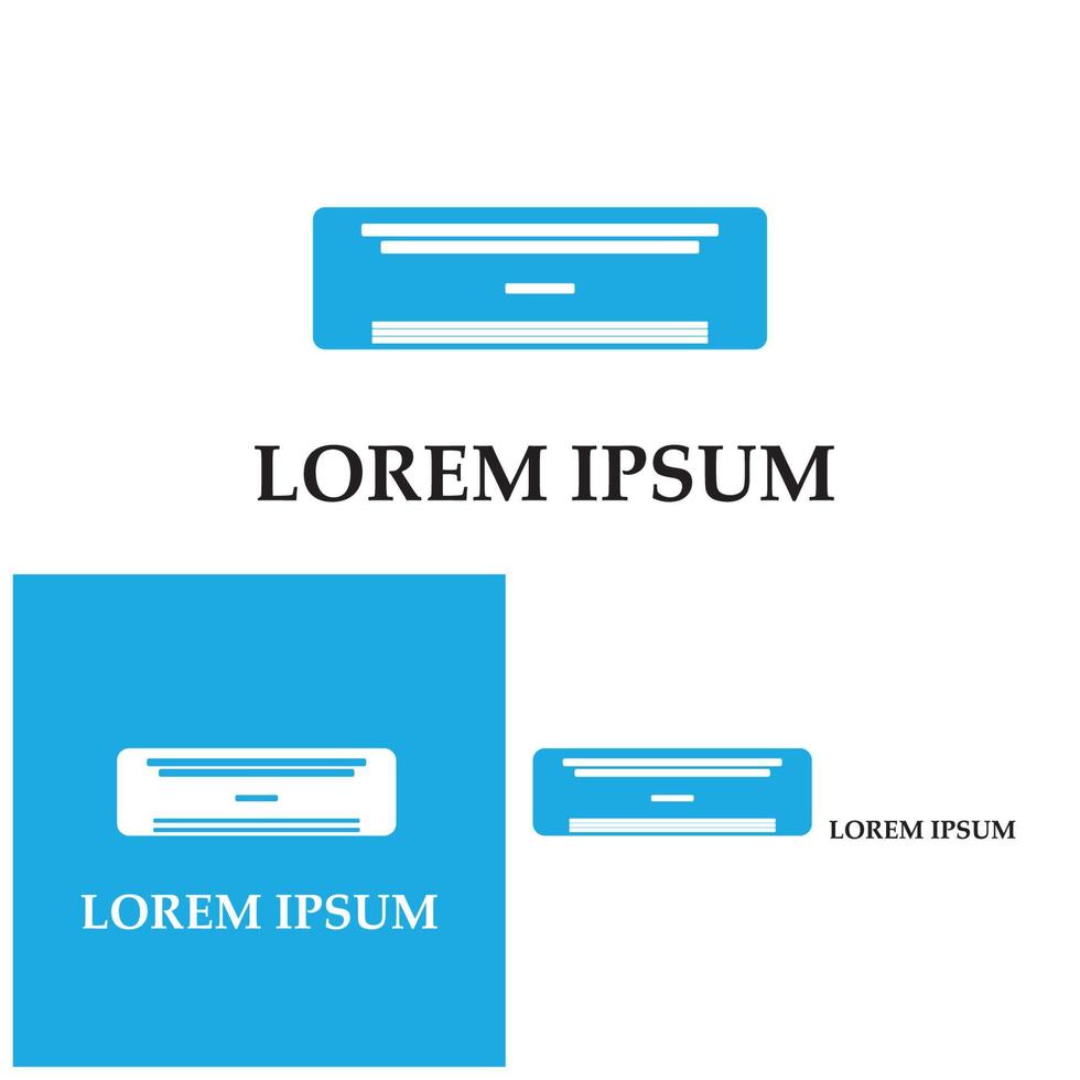 conception de vecteur d'illustration d'icône de climatiseur