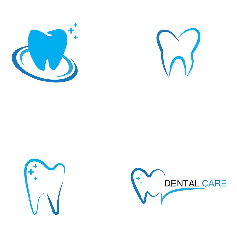 illustration vectorielle de logo dentaire modèle vecteur