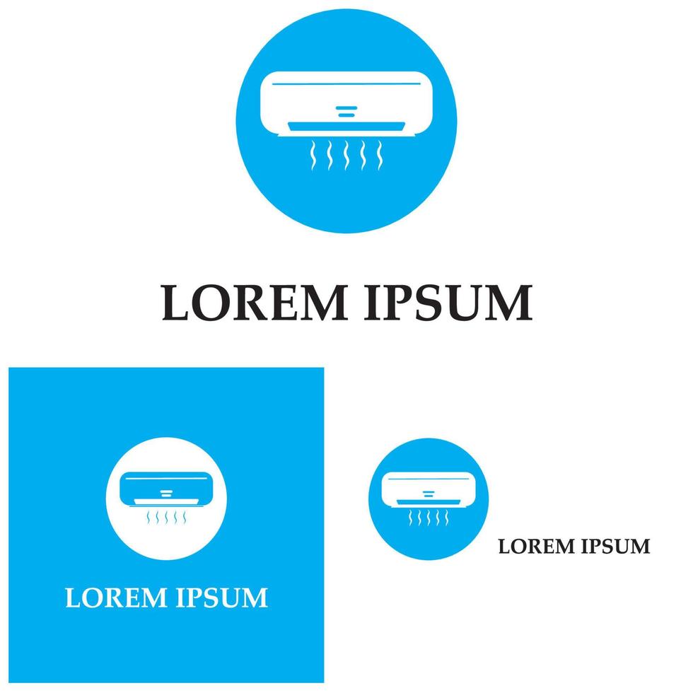 conception de vecteur d'illustration d'icône de climatiseur