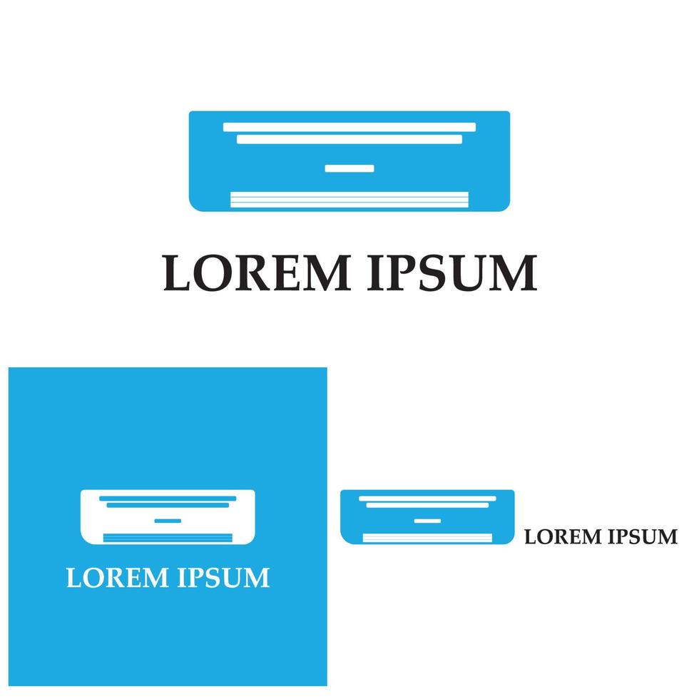 conception de vecteur d'illustration d'icône de climatiseur
