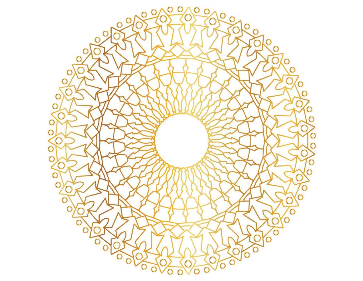motif de conception de mandala doré, arrière-plan, fleur, ornement vecteur