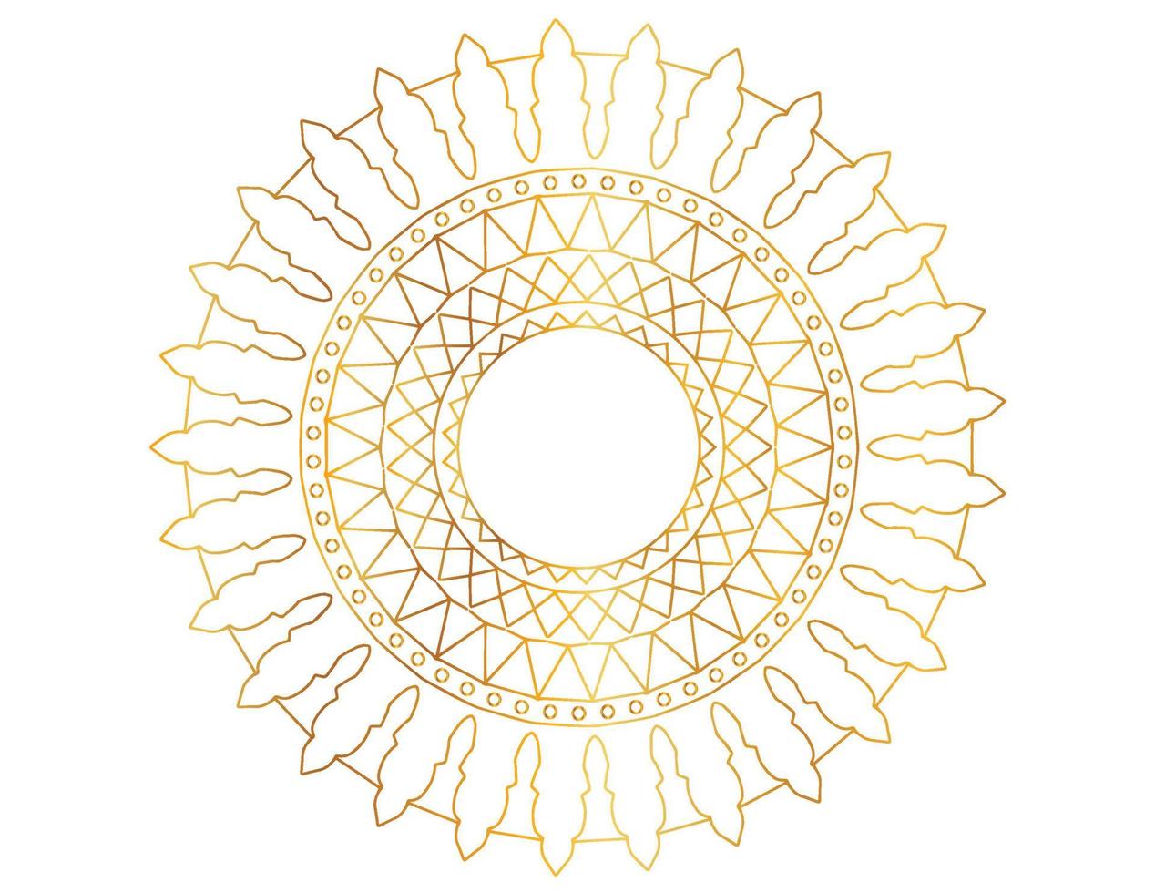 motif de conception de mandala doré, arrière-plan, fleur, ornement vecteur