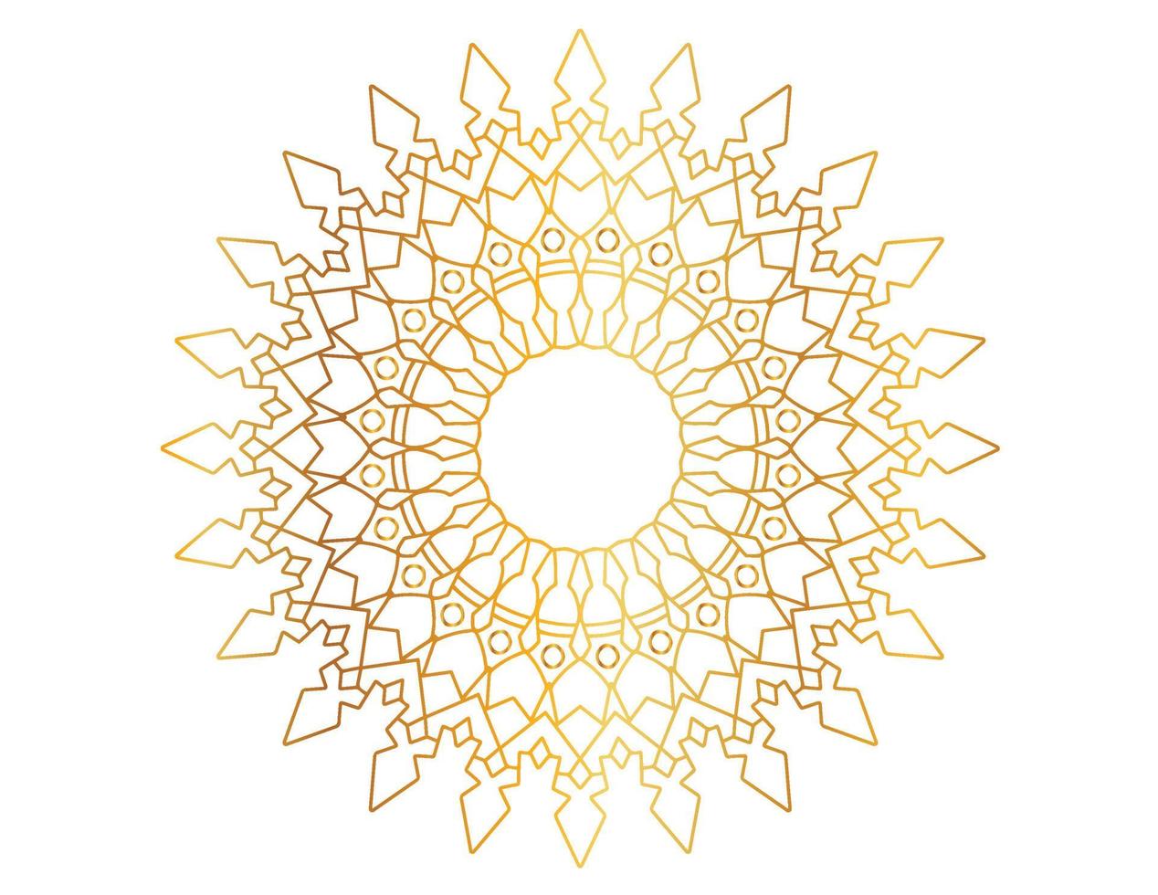 motif de conception de mandala doré, arrière-plan, fleur, ornement vecteur
