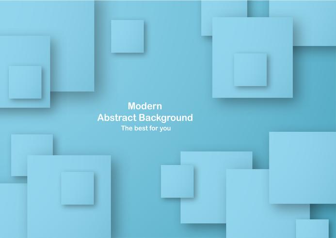 Abstrait bleu en forme carrée de couleur pastel. Modèle de présentation de l&#39;entreprise, couverture. Nouvelle tendance de l&#39;illustration vectorielle avec un style 3D. vecteur