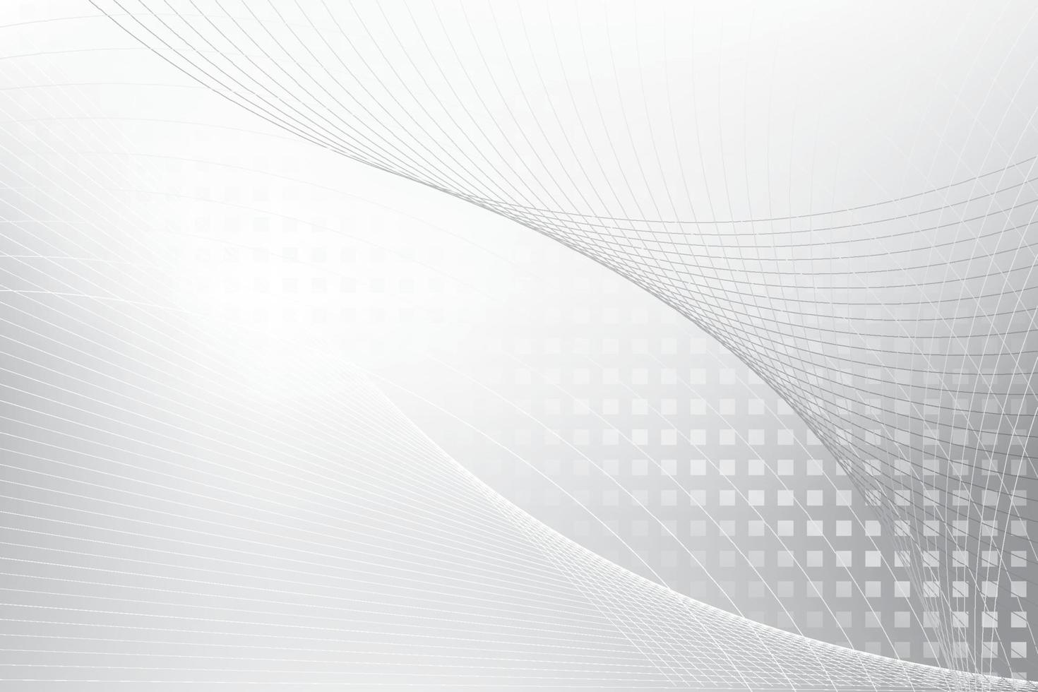 abstrait dégradé blanc et gris avec forme géométrique. illustration vectorielle. vecteur