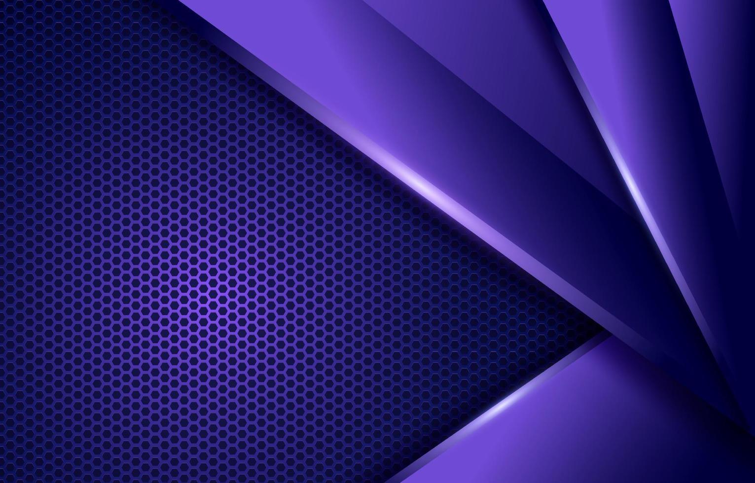 fond violet hexagone vecteur