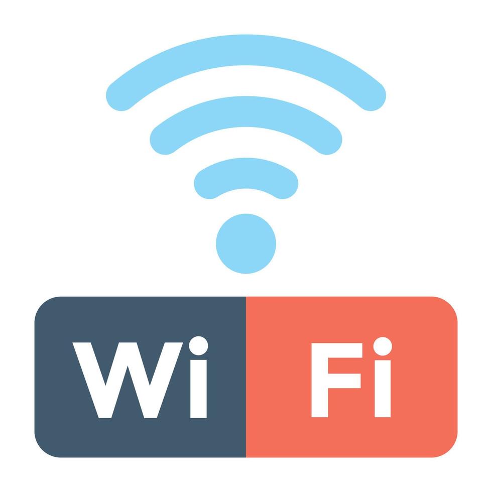 notions de zones Wi-Fi vecteur