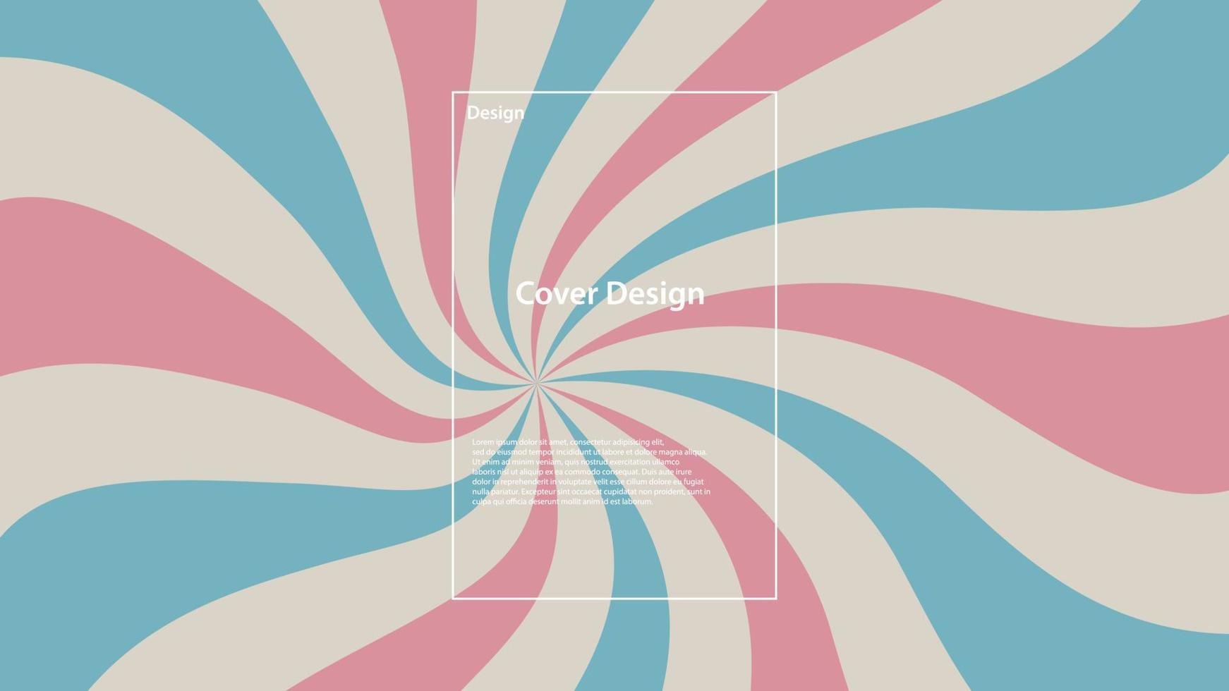 fond rétro avec des rayons ou des rayures au centre. fond rétro sunburst ou sun burst. illustration vectorielle vecteur