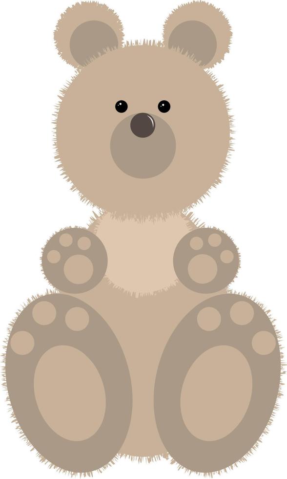 illustration d'ours en peluche vecteur