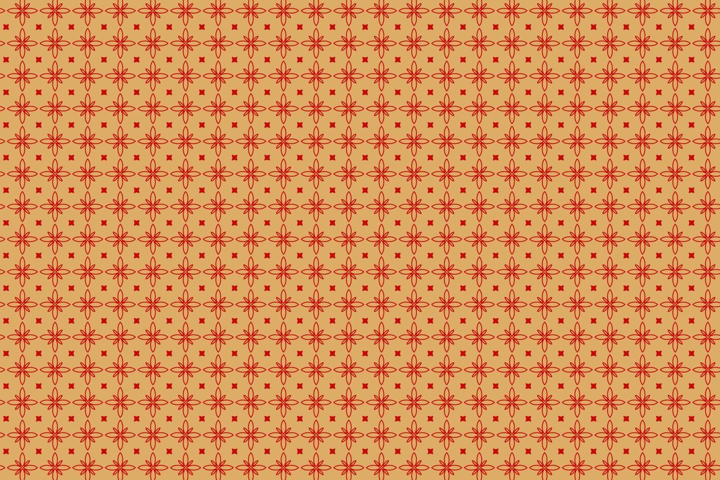 motif vectoriel de fleur de cerisier, motif traditionnel, texture traditionnelle, fond rouge et or.