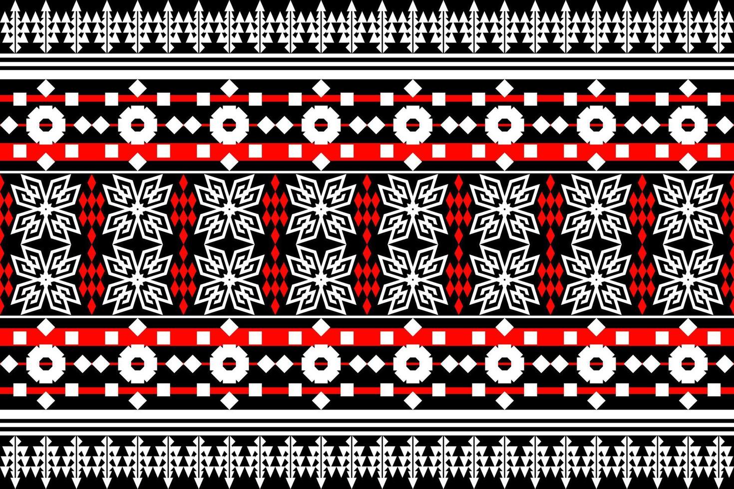 motif traditionnel oriental ethnique géométrique.figure style de broderie tribale.design pour papier peint, vêtements, emballage, tissu, illustration vectorielle vecteur