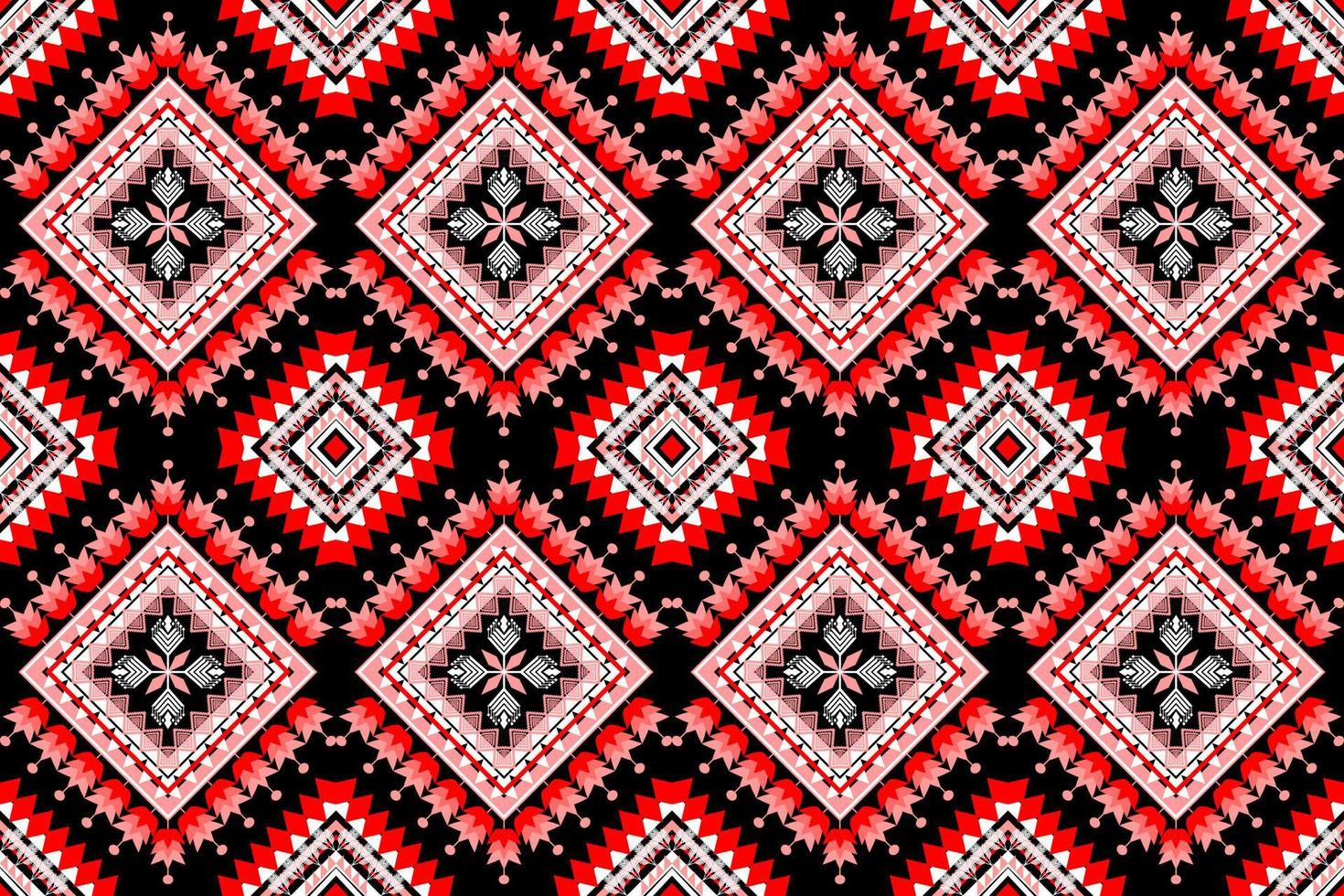 motif traditionnel oriental ethnique géométrique.figure style de broderie tribale.design pour papier peint, vêtements, emballage, tissu, illustration vectorielle vecteur