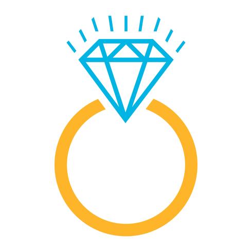 Logo vectoriel diamant