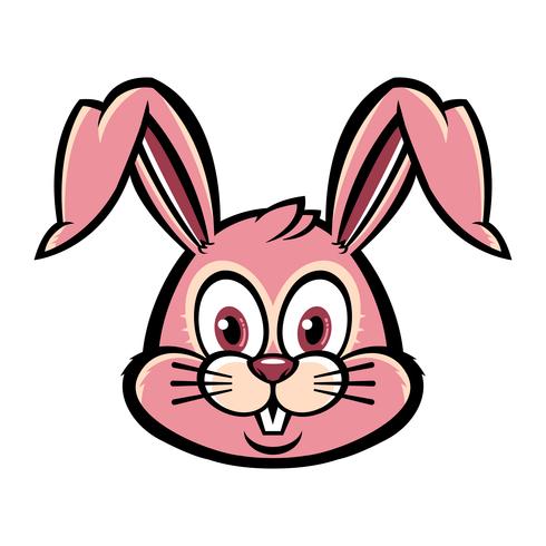 Graphique de lapin de dessin animé vecteur