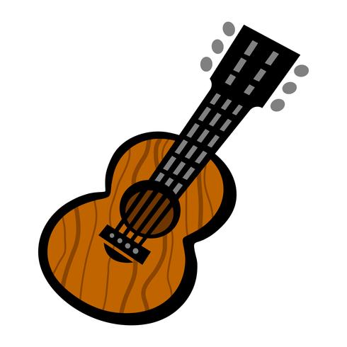 Guitare vecteur