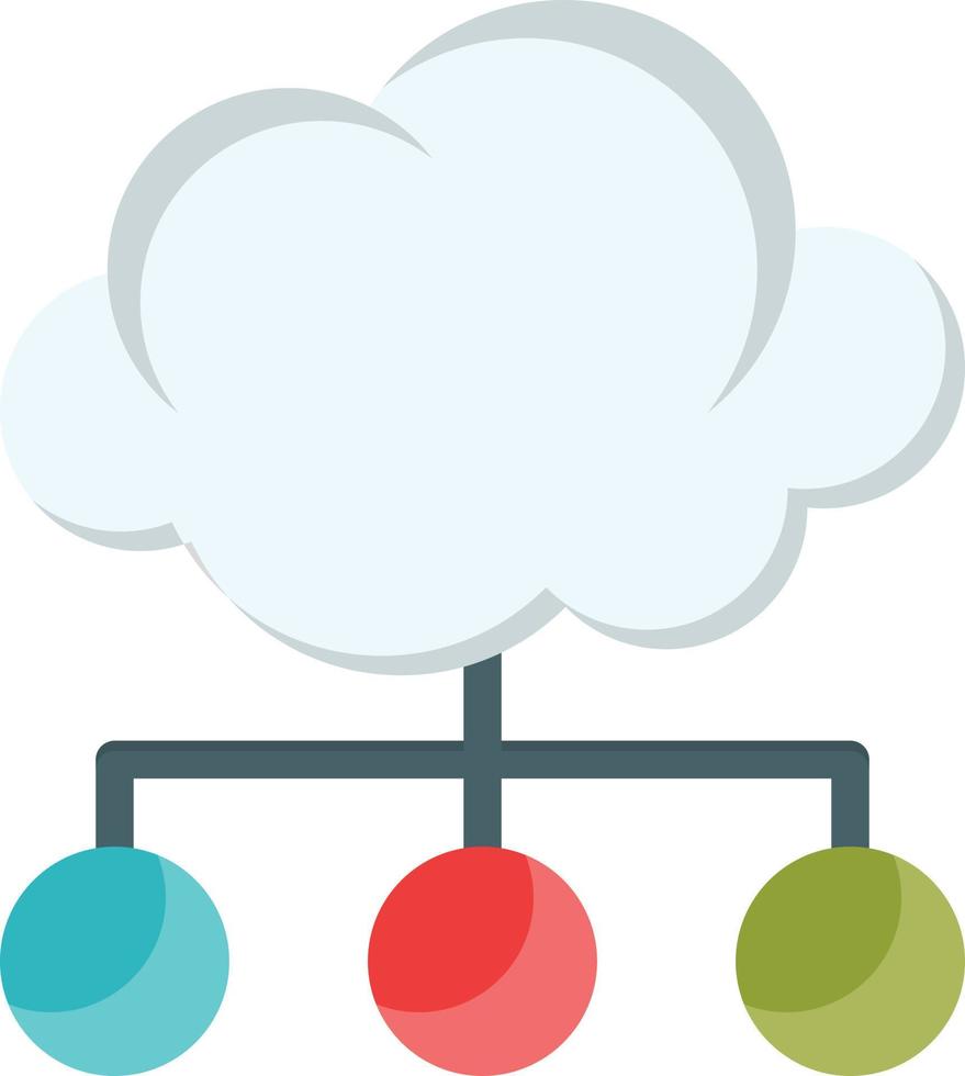 illustration vectorielle de nuage sur un arrière-plan. symboles de qualité supérieure. icône plate de ligne vectorielle pour le concept ou la conception graphique. vecteur