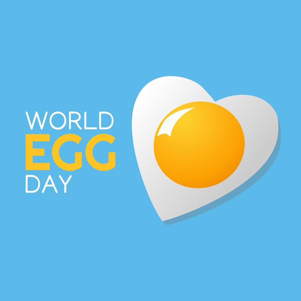 illustration vectorielle de la journée mondiale des œufs vecteur