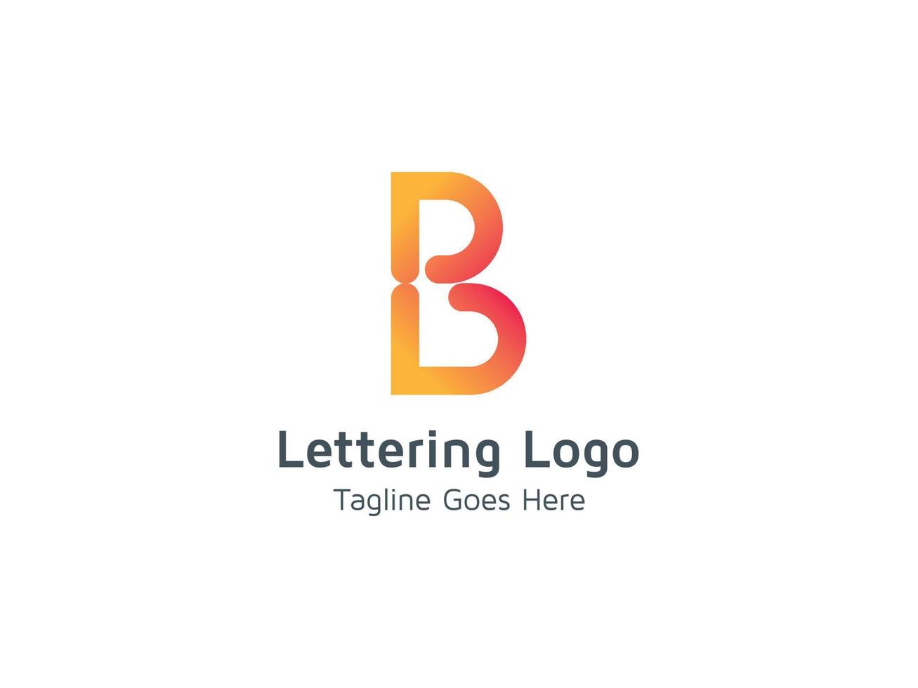 création de logo alphabet lettre b pour entreprise et entreprise vecteur pro