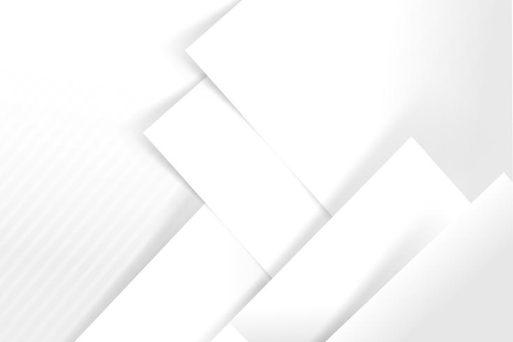 La géométrie de base abstrait fond blanc et gris se chevauche avec l&#39;illustration vectorielle ombre 006 vecteur