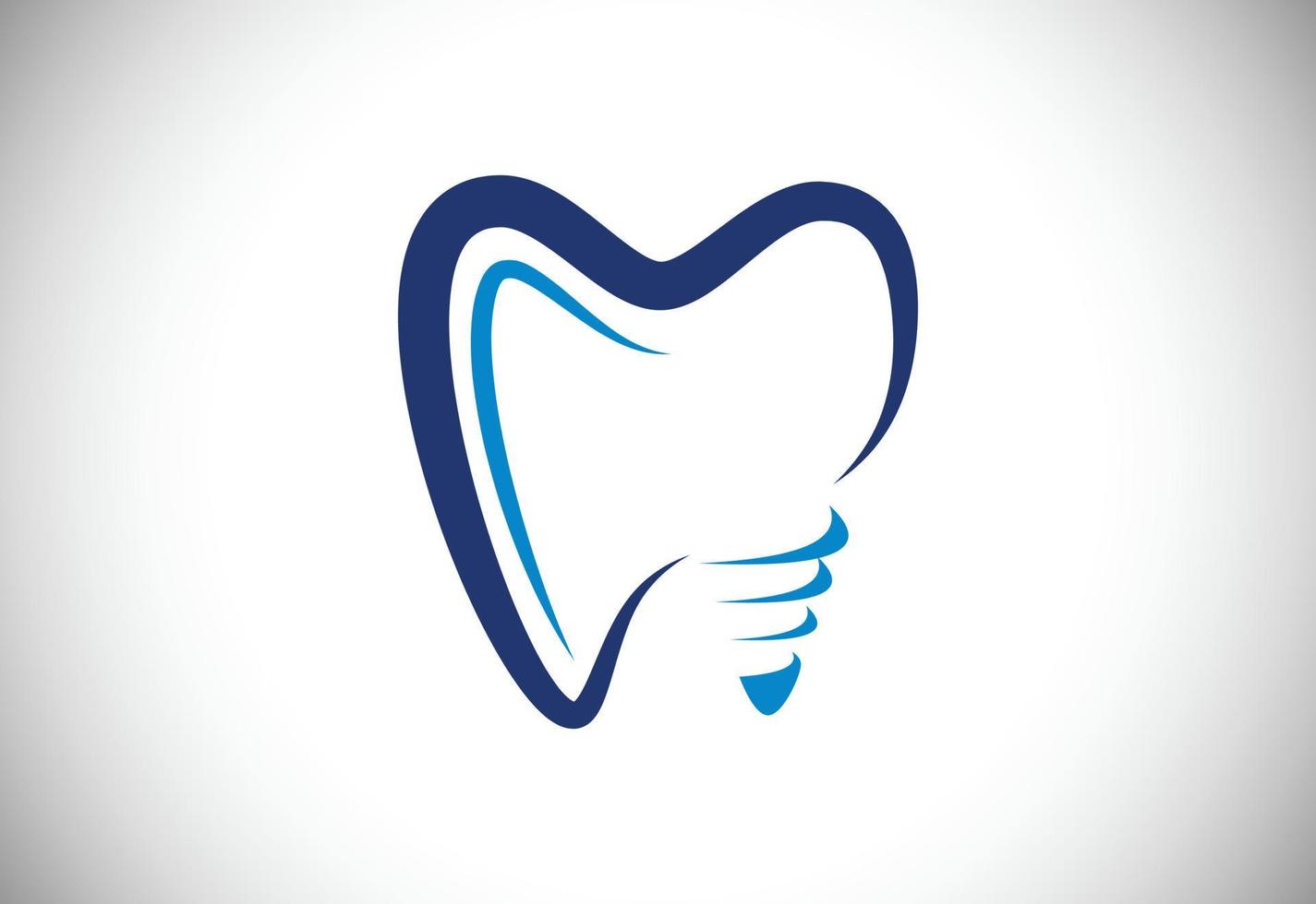 modèle de logo de clinique dentaire, vecteur de dessins de logo de soins dentaires, logo de dentiste de sourire de dents de dent