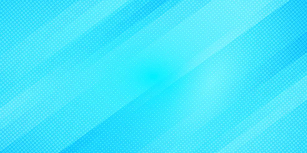 Les lignes obliques de couleur dégradé bleu abstrait rayures fond et style de demi-teintes texture de points. Texture élégante moderne motif géométrique minimal vecteur