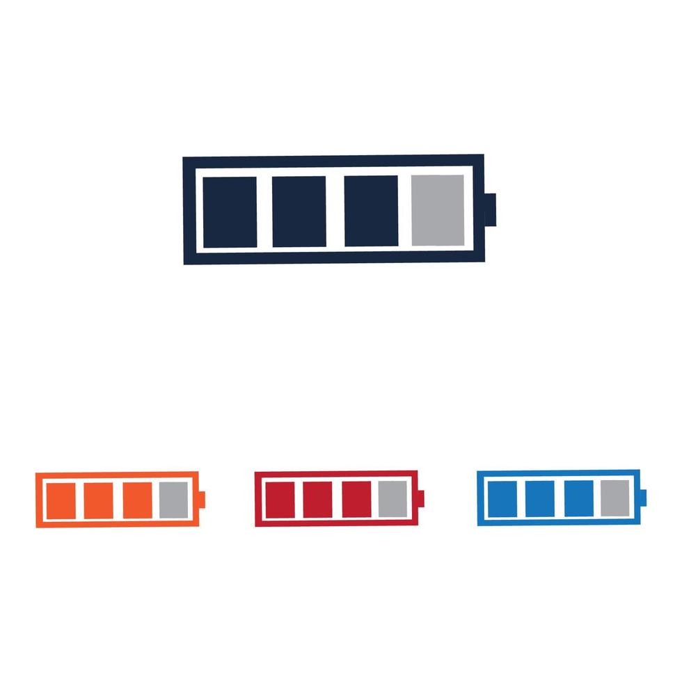 icône de charge de la batterie vecteur