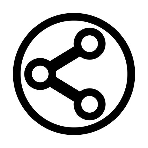 Schéma de réseau Vector Icon