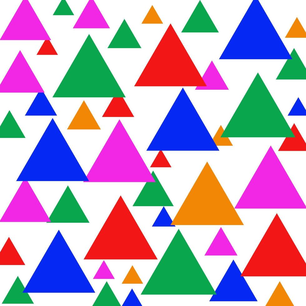 modèle sans couture de triangle coloré parfait pour le fond ou le papier peint vecteur