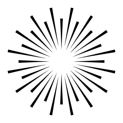 Icône de vecteur de logo de feux d&#39;artifice éclatant