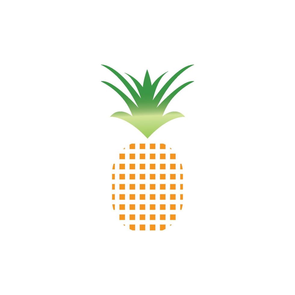 fond d'illustration vectorielle logo ananas vecteur