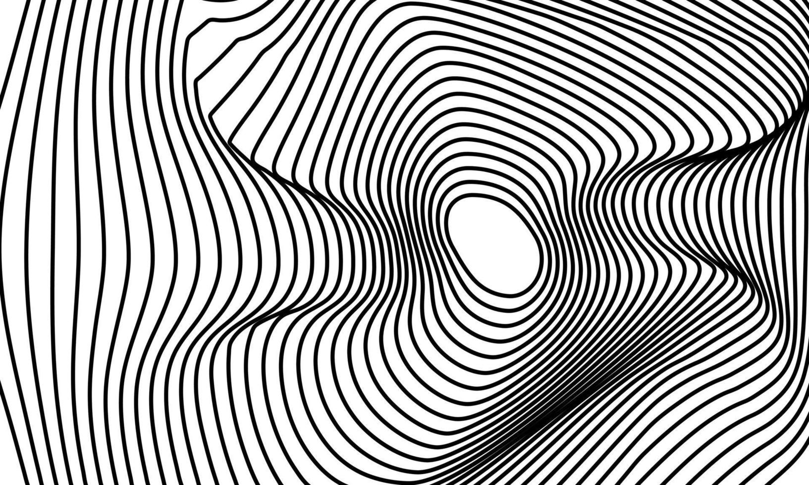 stock vecteur abstrait illusion d'optique lignes arrière-plan noir et blanc illusions conception conceptuelle partie 10