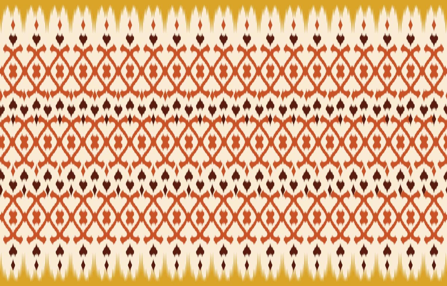 art abstrait ethnique ikat. motif harmonieux de broderie tribale, folklorique et de style mexicain. ornement d'art géométrique aztèque print.design pour tapis, papier peint, vêtements, emballage, tissu, couverture, textile vecteur